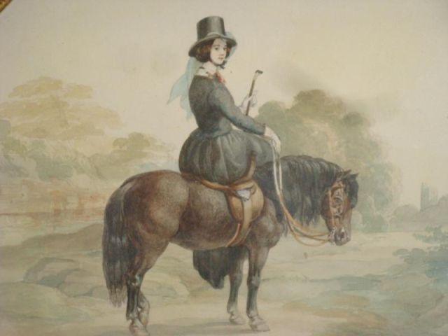 Unsigned. 19th C. W/C of Elegant