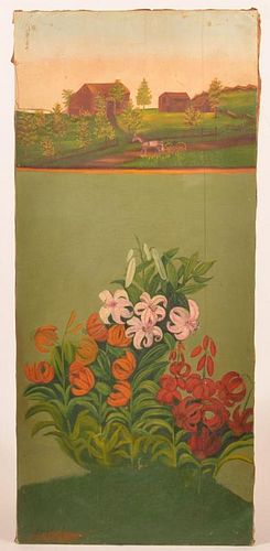 UNSIGNED 19TH CENT PAINTING WITH