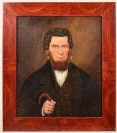UNSIGNED 19TH CENTURY OIL ON C