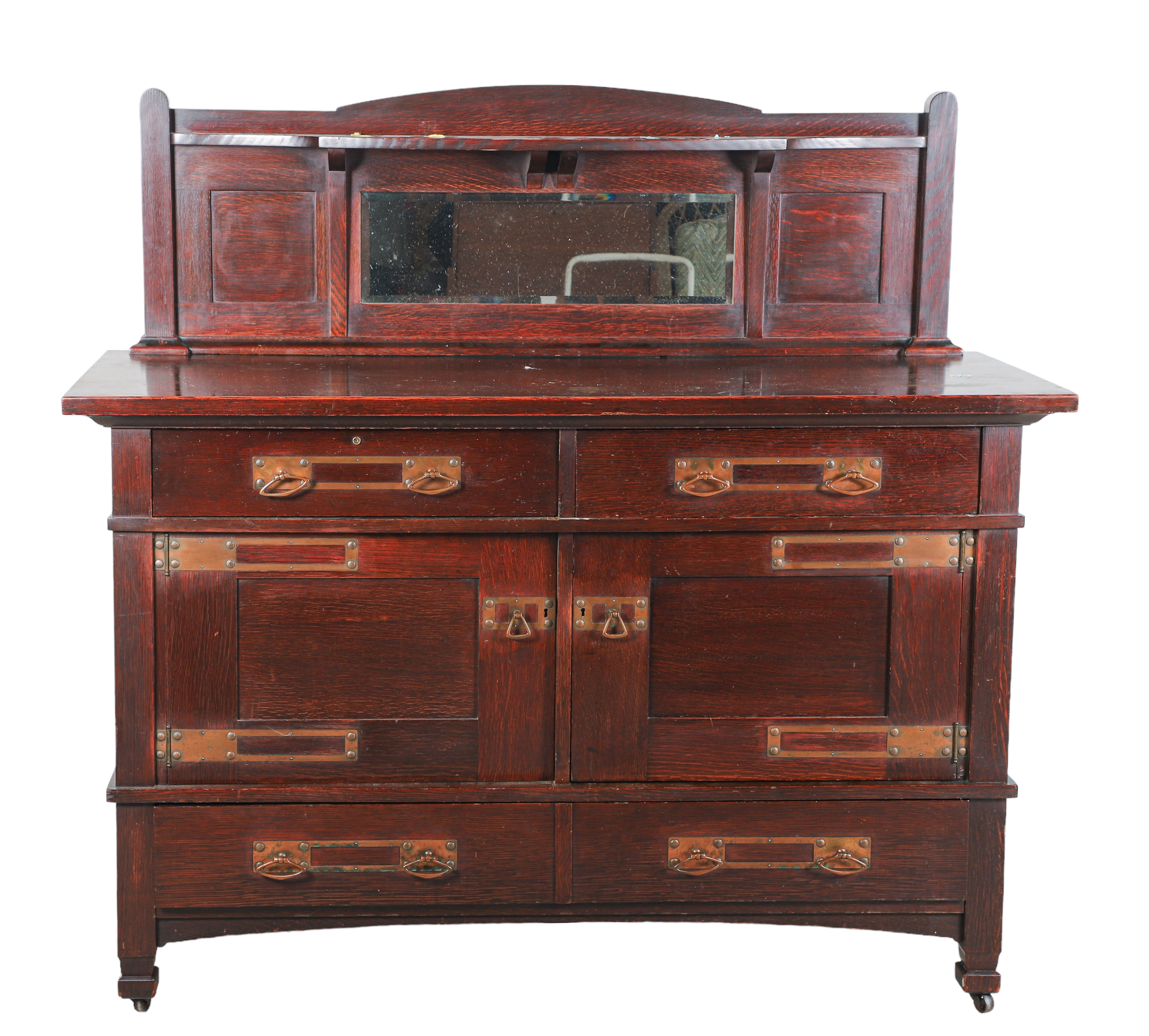 Unsigned Arts and Crafts oak