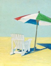 UNSIGNED BEACH SCENE, ATTR. CL