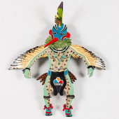 UNSIGNED CERAMIC KACHINA WALL
