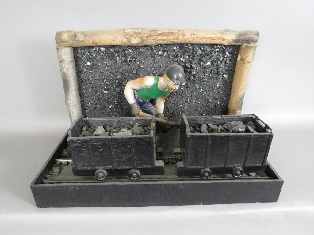 UNSIGNED COAL MINING DIORAMAca.