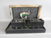 UNSIGNED COAL MINING DIORAMAca