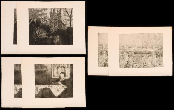 UNSIGNED MARY HUNTOON FEDERAL ART