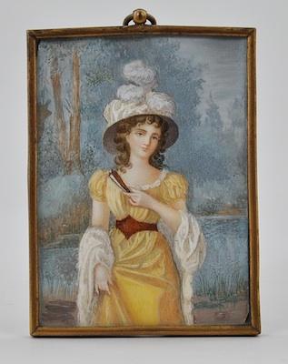 Unsigned miniature Painting of a