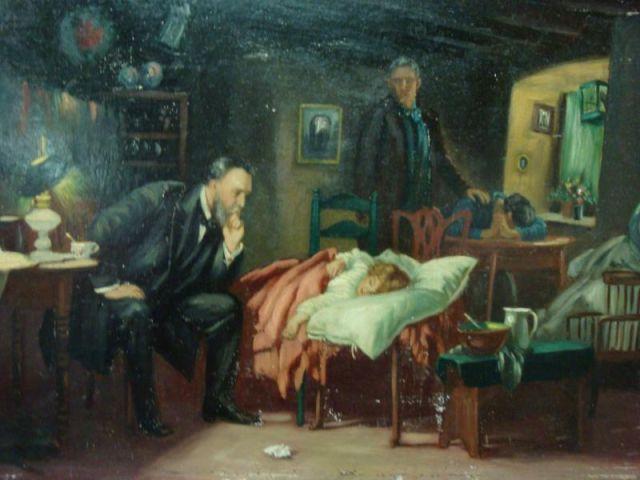 Unsigned. O/B of Family with Doctor