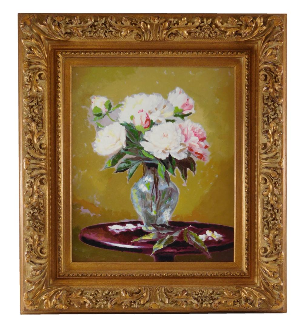 UNSIGNED OIL ON CANVAS, 20TH C.,