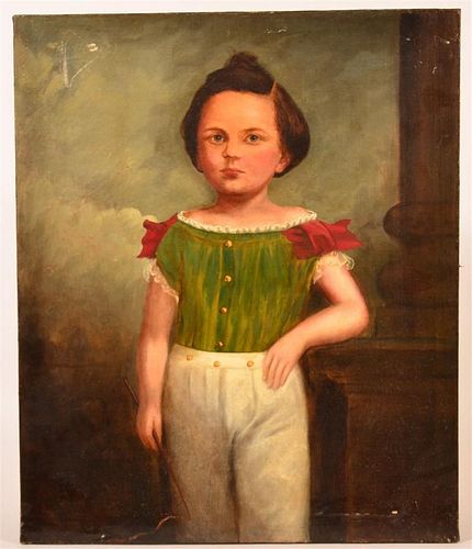 UNSIGNED OIL ON CANVAS PAINTING