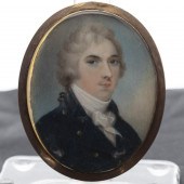 UNSIGNED, PORTRAIT MINIATURE O