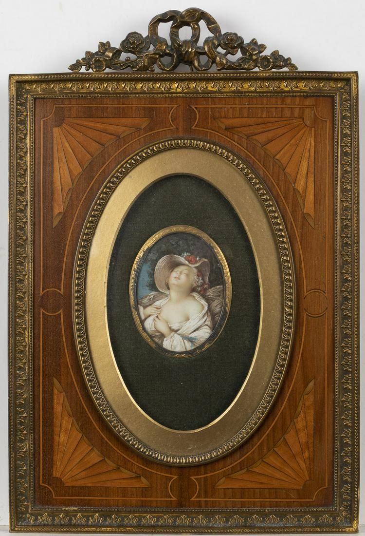 UNSIGNED PORTRAIT MINIATURE OF A