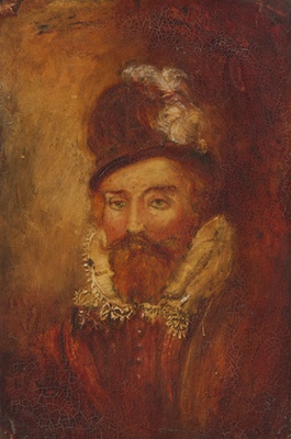 Unsigned Portrait of a Bearded