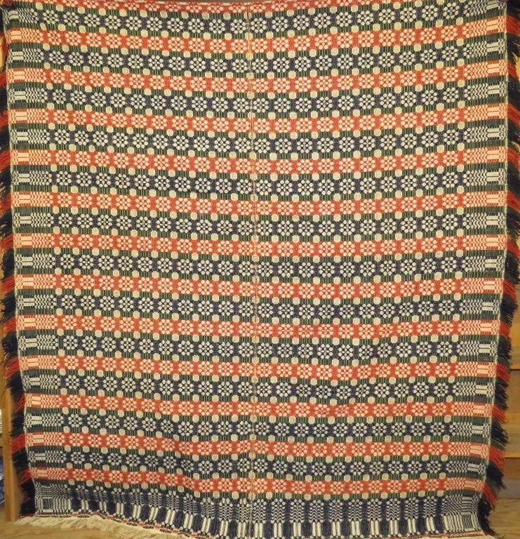 UNSIGNED "SNOWFLAKE" JACQUARD WOVEN