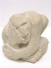 Unsigned stone sculpture  poss