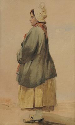 Unsigned Watercolor, 19th Century