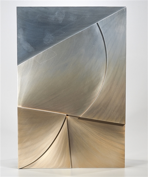 Untitled steel sculpture by