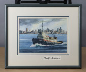 UNTITLED WATERCOLOR TUGBOAT LE