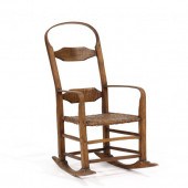 UNUSUAL ANTIQUE BENTWOOD ROCKI