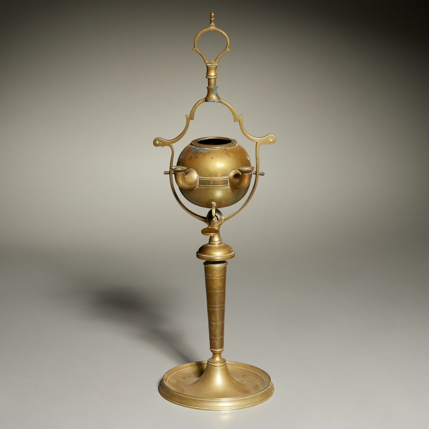 UNUSUAL ANTIQUE BRONZE LUCERNE