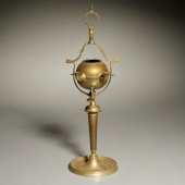 UNUSUAL ANTIQUE BRONZE LUCERNE