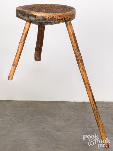 UNUSUAL BENCH STANDING MORTAR, 19TH