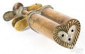 UNUSUAL BRASS THREE-PART PASTR