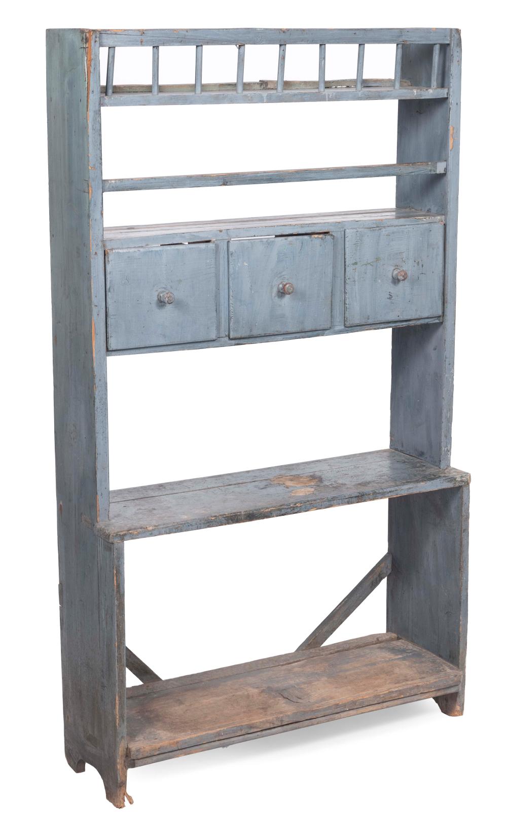 UNUSUAL BUCKET BENCH EARLY 20TH