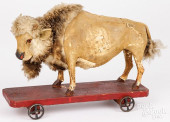 UNUSUAL BUFFALO PLATFORM PULL