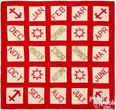 UNUSUAL CALENDAR PATCHWORK QUI