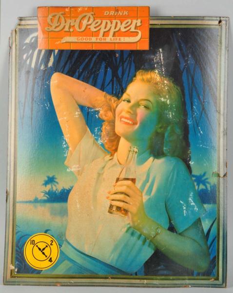 Unusual Cardboard Dr. Pepper Cutout