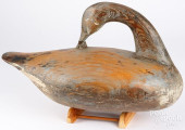 UNUSUAL CARVED AND PAINTED PRE