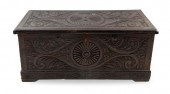 UNUSUAL CARVED CAMPHORWOOD CHE