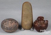 UNUSUAL CERAMIC DISCOIDAL, TOG