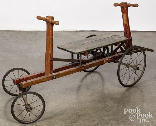 UNUSUAL CHILD'S IRISH MAIL SCOOTER,