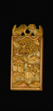 Unusual Chinese elephant ivory
