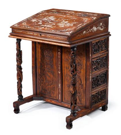 Unusual Chinese ivory and boxwood