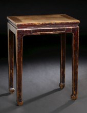 Unusual Chinese Lacquered Wood