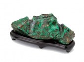 Unusual Chinese malachite mott