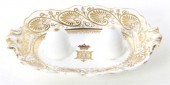 Unusual Coalport porcelain dis