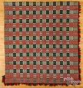 UNUSUAL COLOR JACQUARD COVERLE