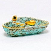UNUSUAL DELFT ASHTRAY MID-CENT