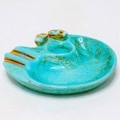 UNUSUAL DELFT ASHTRAY MID-CENT