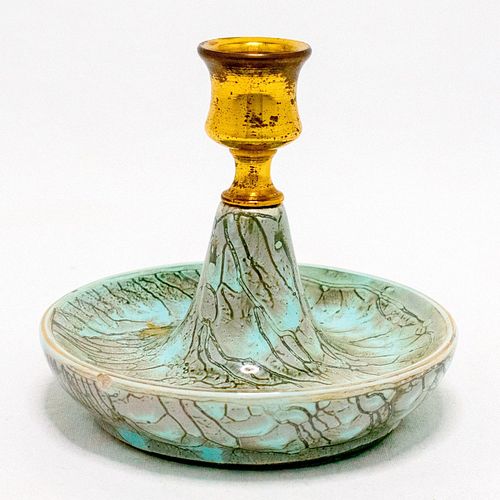 UNUSUAL DELFT CANDLESTICK HOLDER