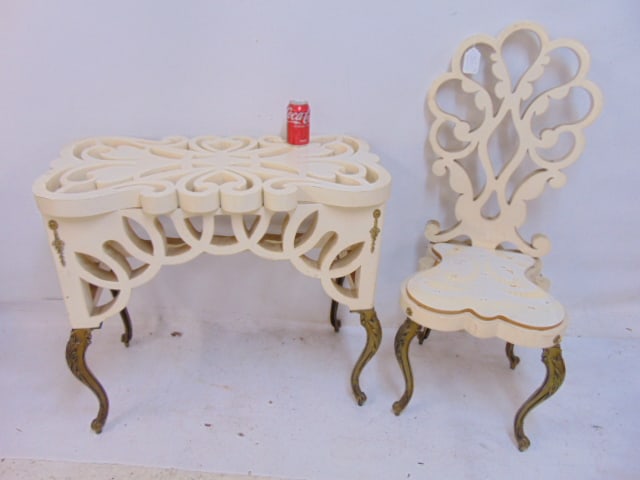 UNUSUAL DESK & CHAIR, HOLLYWOOD
