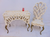 UNUSUAL DESK & CHAIR, HOLLYWOO