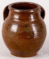 UNUSUAL DOUBLE HANDLED REDWARE
