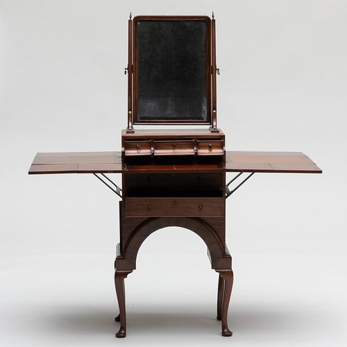 UNUSUAL EARLY GEORGE III MAHOGANY