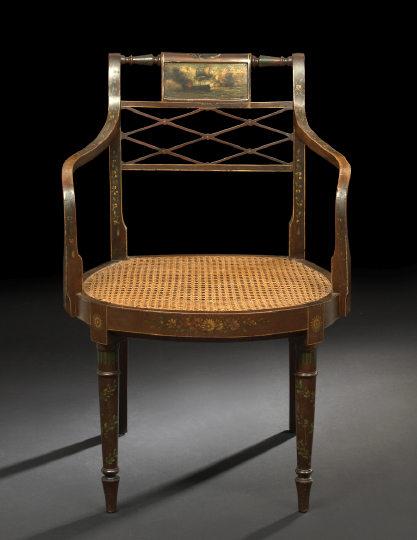 Unusual Edwardian Polychromed and