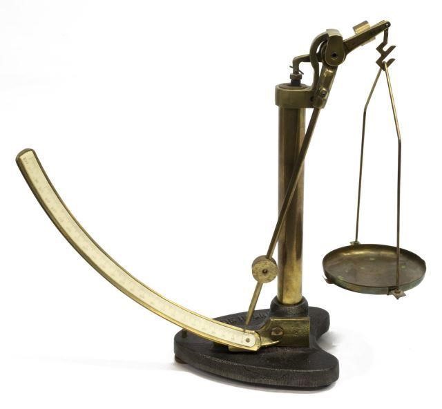UNUSUAL ENGLISH BRASS & CAST IRON