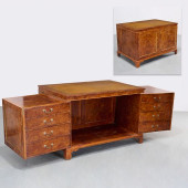 UNUSUAL ENGLISH BURLWOOD METAM